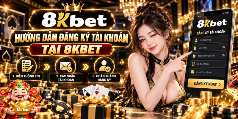 Hướng Dẫn Đăng Ký Tài Khoản 8KBET