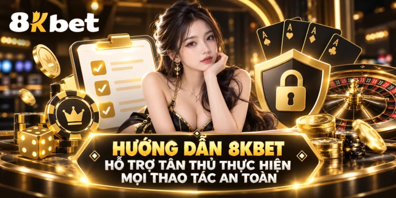 Hướng dẫn 8KBET hỗ trợ tân thủ thực hiện mọi thao tác an toàn